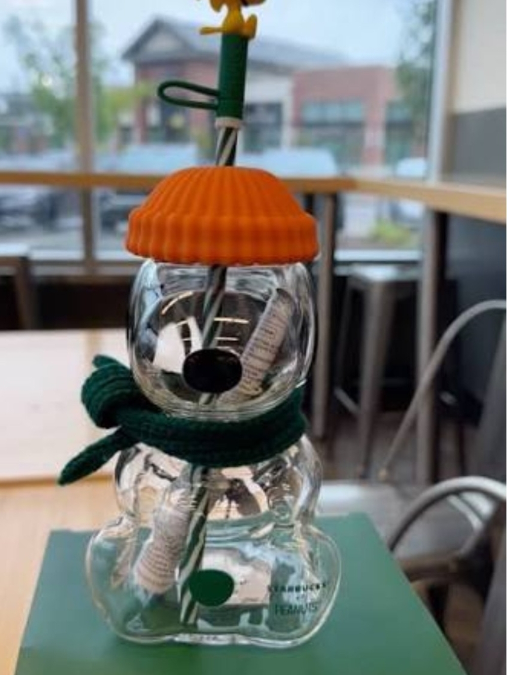 Starbucks 2026 Peanuts Snoopy Cup Glass (New)